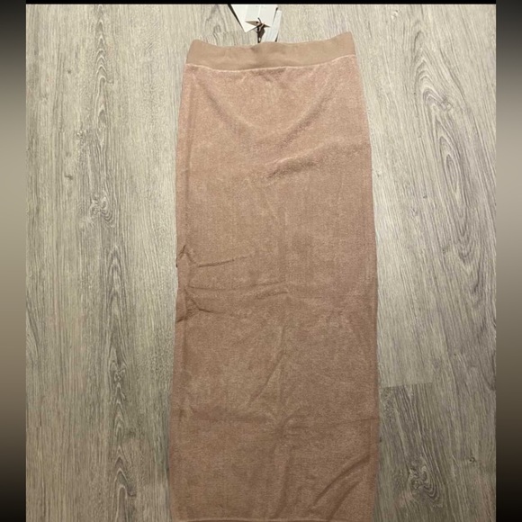 Zara Terry Midi Skirt - Picture 1 of 2